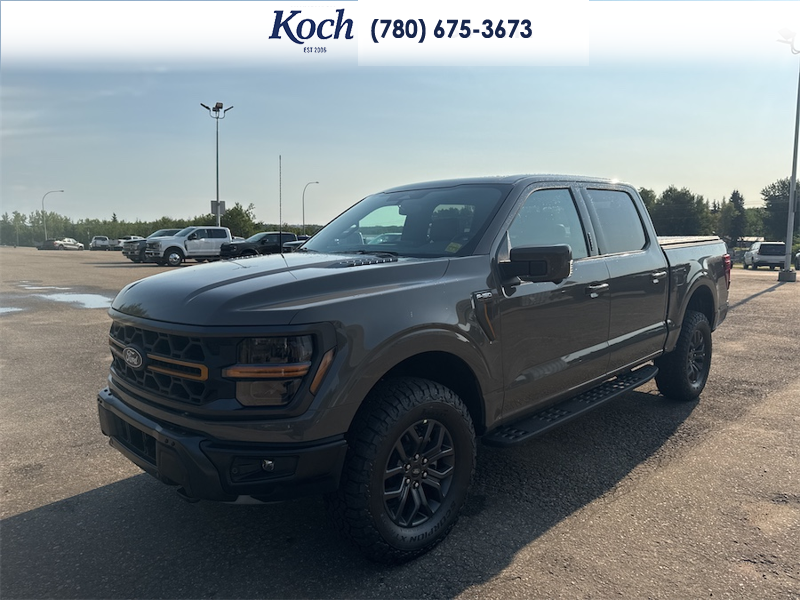 NEW 2026 Ford F-150 Tremor - Marsh Grey Exterior / BLACK, UNIQUE TREMOR LEATHER-TRIMMED BUCKET SEATS Interior - $100,935 - Stock #A26222 - VIN 1FTFW4L87TFB48388 - Photo 4