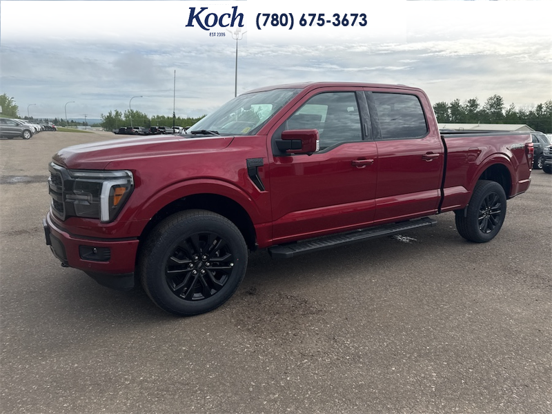 NEW 2026 Ford F-150 LARIAT - Ruby Red Tri-coat Metallic Exterior / BLACK Interior - $84,310 - Stock #A26099 - VIN 1FTFW5L88TKD40612 - Photo 5