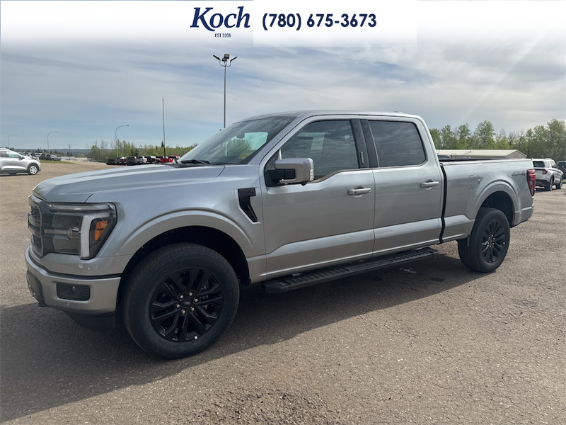 NEW 2026 Ford F-150 LARIAT - Iconic Silver Metallic Exterior / BLACK Interior - $77,297 - Stock #A26077 - VIN 1FTFW5L88TKD37502 - Photo 5