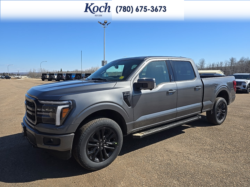 NEW 2026 Ford F-150 LARIAT - Carbonized Grey Metallic Exterior / BLACK Interior - $77,297 - Stock #A26087 - VIN 1FTFW5L86TKD29186 - Photo 5