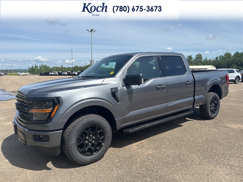 NEW 2026 Ford F-150 XLT - Carbonized Grey Metallic Exterior / BLACK, UNIQUE SPORT CLOTH 40/CONSOLE/40 FRONT-SEATS Interior - $72,098 - Stock #A26218 - VIN 1FTFW3L88TKE41539 - Photo 5