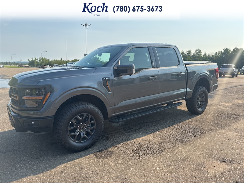 NEW 2026 Ford F-150 Tremor - Carbonized Grey Metallic Exterior / BLACK, UNIQUE TREMOR LEATHER-TRIMMED BUCKET SEATS Interior - $88,012 - Stock #A26219 - VIN 1FTFW4L8XTFB45534 - Photo 5