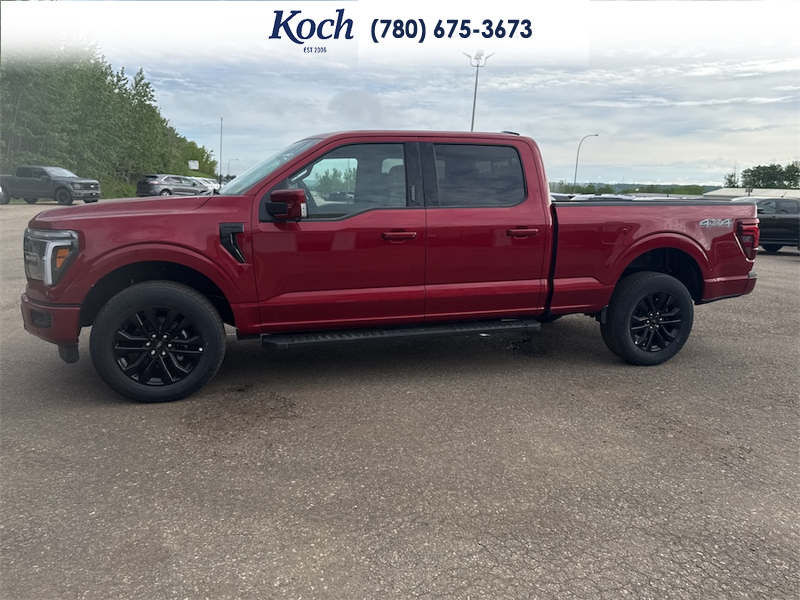 NEW 2026 Ford F-150 LARIAT - Ruby Red Tri-coat Metallic Exterior / BLACK Interior - $84,310 - Stock #A26099 - VIN 1FTFW5L88TKD40612 - Photo 6