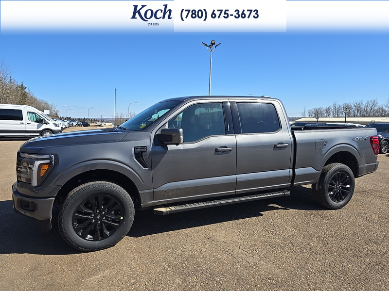 NEW 2026 Ford F-150 LARIAT - Carbonized Grey Metallic Exterior / BLACK Interior - $77,297 - Stock #A26087 - VIN 1FTFW5L86TKD29186 - Photo 6