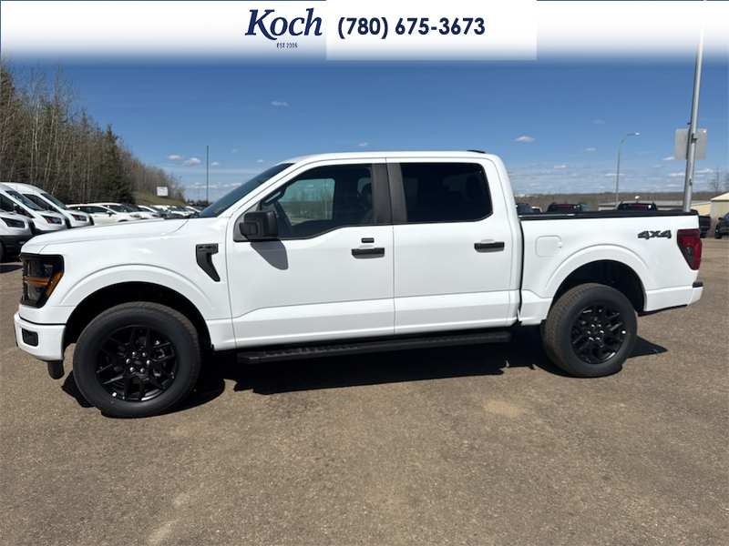 NEW 2026 Ford F-150 STX - Oxford White Exterior / BLACK ONYX/BLUE PREM LEATHER SEATS Interior - $60,901 - Stock #A26150 - VIN 1FTEW2LP5TKD67820 - Photo 6
