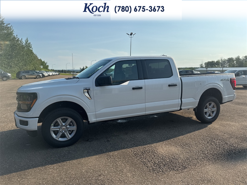 NEW 2026 Ford F-150 XLT - Oxford White Exterior / BLACK W/MEDIUM DARK SLATE, CLOTH 40/20/40 FRONT SEAT (M) Interior - $57,871 - Stock #A26228 - VIN 1FTFW3L88TKE54517 - Photo 6
