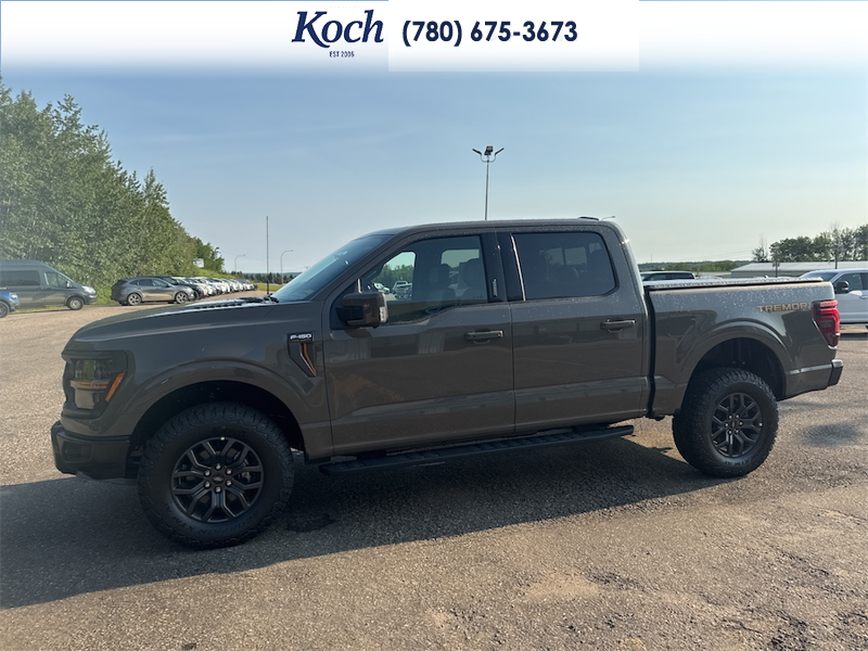 NEW 2026 Ford F-150 Tremor - Marsh Grey Exterior / BLACK, UNIQUE TREMOR LEATHER-TRIMMED BUCKET SEATS Interior - $100,935 - Stock #A26222 - VIN 1FTFW4L87TFB48388 - Photo 6
