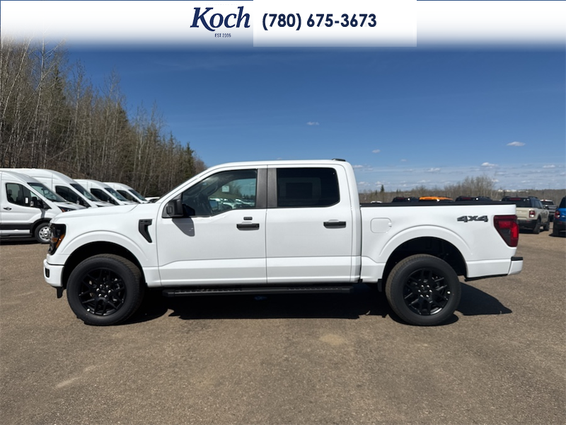 NEW 2026 Ford F-150 STX - Oxford White Exterior / BLACK ONYX/BLUE PREM LEATHER SEATS Interior - $60,901 - Stock #A26150 - VIN 1FTEW2LP5TKD67820 - Photo 7