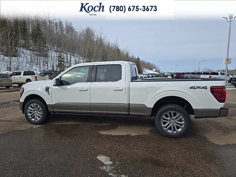 NEW 2026 Ford F-150 King Ranch - Star White Tri-coat Metallic Exterior / JAVA Interior - $97,055 - Stock #A26068 - VIN 1FTFW6L86TFA30702 - Photo 8