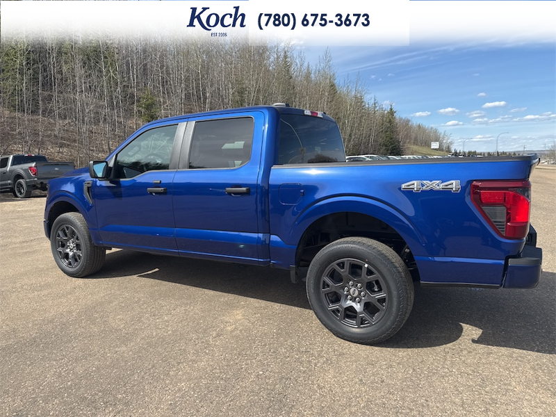 NEW 2026 Ford F-150 STX - Argon Blue Metallic Exterior / BLACK ONYX/BLUE PREM LEATHER SEATS Interior - $63,952 - Stock #A26161 - VIN 1FTEW2LP7TKD68368 - Photo 8