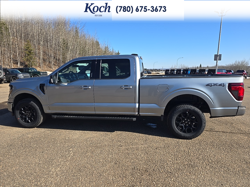 NEW 2026 Ford F-150 XLT - Iconic Silver Metallic Exterior / BLACK, UNIQUE SPORT CLOTH 40/CONSOLE/40 FRONT-SEATS Interior - $69,931 - Stock #A26081 - VIN 1FTFW3L8XTKD29213 - Photo 8