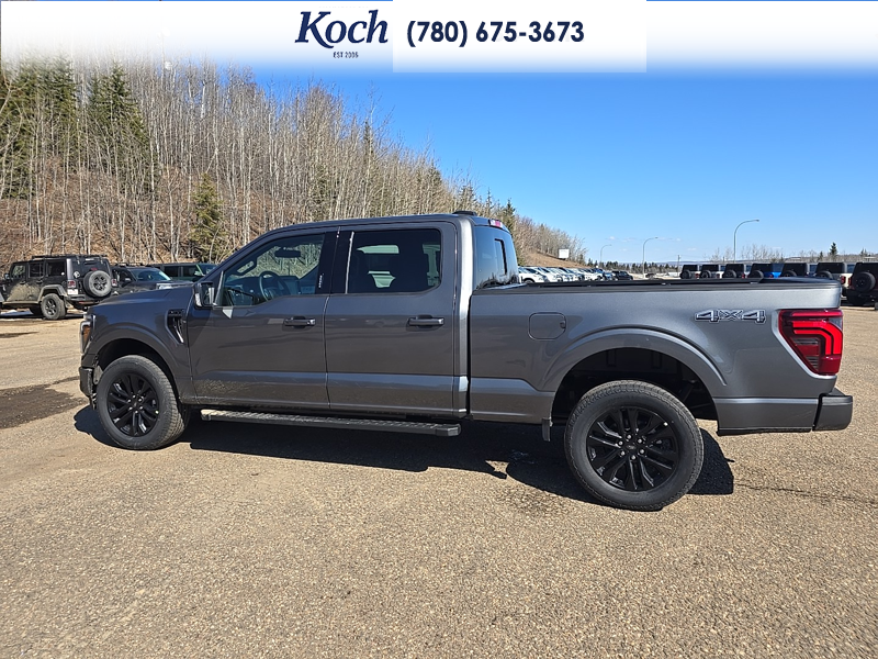 NEW 2026 Ford F-150 LARIAT - Carbonized Grey Metallic Exterior / BLACK Interior - $77,297 - Stock #A26087 - VIN 1FTFW5L86TKD29186 - Photo 8