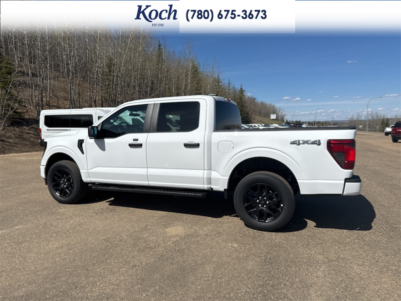 NEW 2026 Ford F-150 STX - Oxford White Exterior / BLACK ONYX/BLUE PREM LEATHER SEATS Interior - $60,901 - Stock #A26150 - VIN 1FTEW2LP5TKD67820 - Photo 8