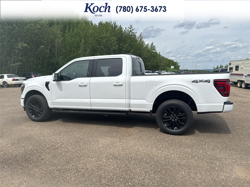 NEW 2026 Ford F-150 LARIAT - Oxford White Exterior / BLACK Interior - $84,235 - Stock #A26221 - VIN 1FTFW5L83TKE27348 - Photo 8