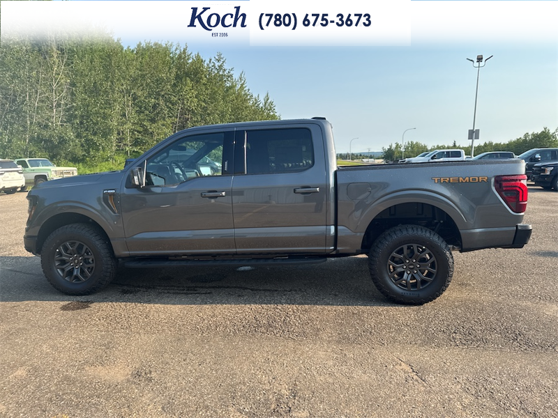NEW 2026 Ford F-150 Tremor - Carbonized Grey Metallic Exterior / BLACK, UNIQUE TREMOR LEATHER-TRIMMED BUCKET SEATS Interior - $88,012 - Stock #A26219 - VIN 1FTFW4L8XTFB45534 - Photo 8