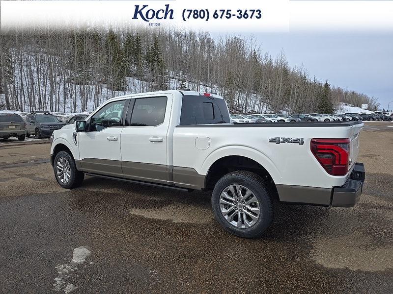 NEW 2026 Ford F-150 King Ranch - Star White Tri-coat Metallic Exterior / JAVA Interior - $97,055 - Stock #A26068 - VIN 1FTFW6L86TFA30702 - Photo 9