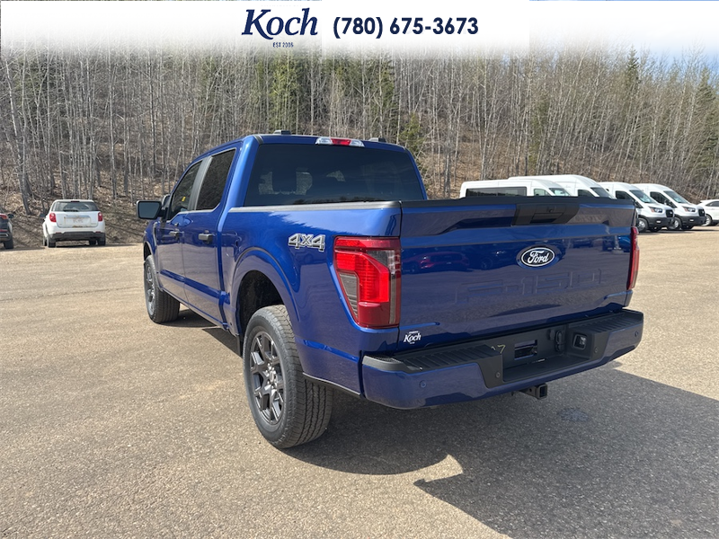 NEW 2026 Ford F-150 STX - Argon Blue Metallic Exterior / BLACK ONYX/BLUE PREM LEATHER SEATS Interior - $63,952 - Stock #A26161 - VIN 1FTEW2LP7TKD68368 - Photo 9