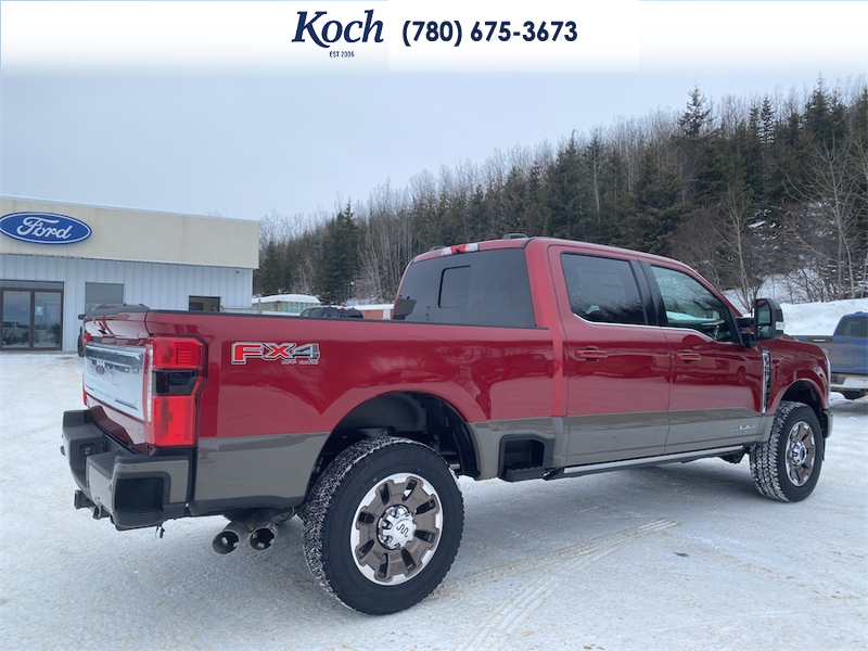 NEW 2026 Ford F-350 Super Duty King Ranch - Ruby Red Tri-coat Metallic Exterior / JAVA LEATHER Interior - $122,918 - Stock #A26105 - VIN 1FT8W3BT1TED89734 - Photo 11
