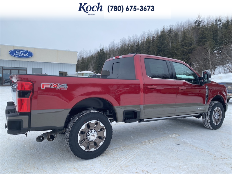 NEW 2026 Ford F-350 Super Duty King Ranch - Ruby Red Tri-coat Metallic Exterior / JAVA LEATHER Interior - $122,918 - Stock #A26105 - VIN 1FT8W3BT1TED89734 - Photo 12