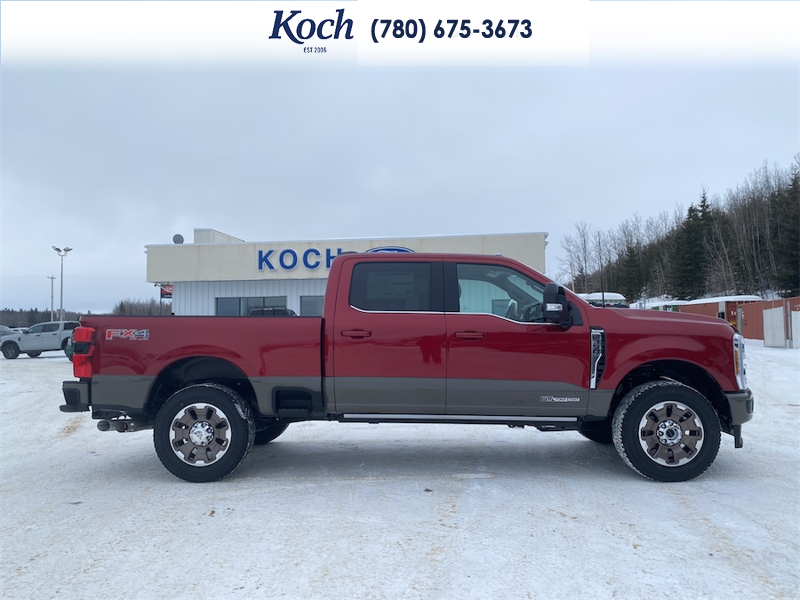 NEW 2026 Ford F-350 Super Duty King Ranch - Ruby Red Tri-coat Metallic Exterior / JAVA LEATHER Interior - $122,918 - Stock #A26105 - VIN 1FT8W3BT1TED89734 - Photo 13