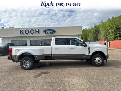 NEW 2026 Ford F-350 Super Duty King Ranch - Star White Tri-coat Metallic Exterior / JAVA LEATHER Interior - $124,339 - Stock #A26200 - VIN 1FT8W3DTXTEE46591