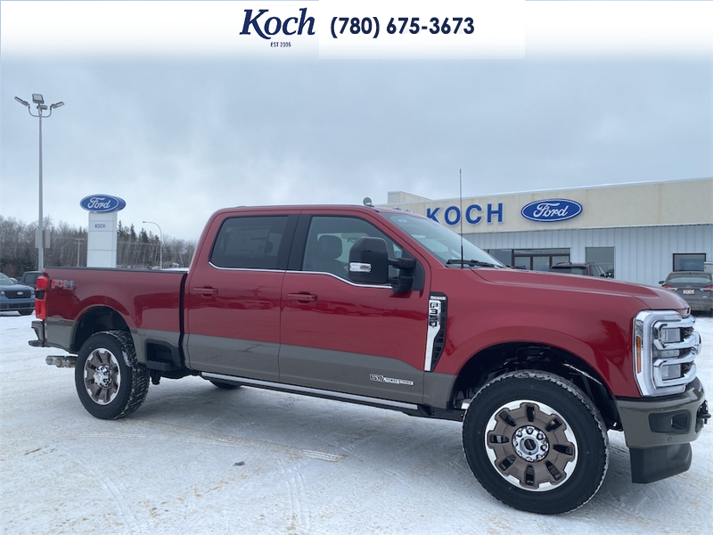 NEW 2026 Ford F-350 Super Duty King Ranch - Ruby Red Tri-coat Metallic Exterior / JAVA LEATHER Interior - $122,918 - Stock #A26105 - VIN 1FT8W3BT1TED89734 - Photo 14