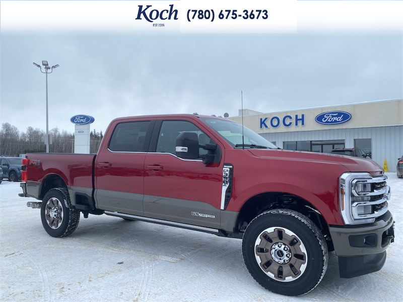 NEW 2026 Ford F-350 Super Duty King Ranch - Ruby Red Tri-coat Metallic Exterior / JAVA LEATHER Interior - $122,918 - Stock #A26105 - VIN 1FT8W3BT1TED89734 - Photo 15