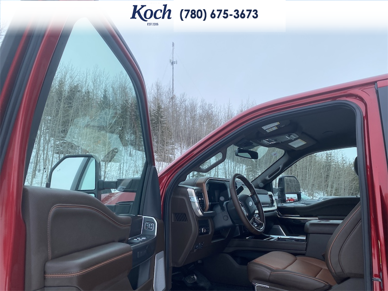 NEW 2026 Ford F-350 Super Duty King Ranch - Ruby Red Tri-coat Metallic Exterior / JAVA LEATHER Interior - $122,918 - Stock #A26105 - VIN 1FT8W3BT1TED89734 - Photo 17