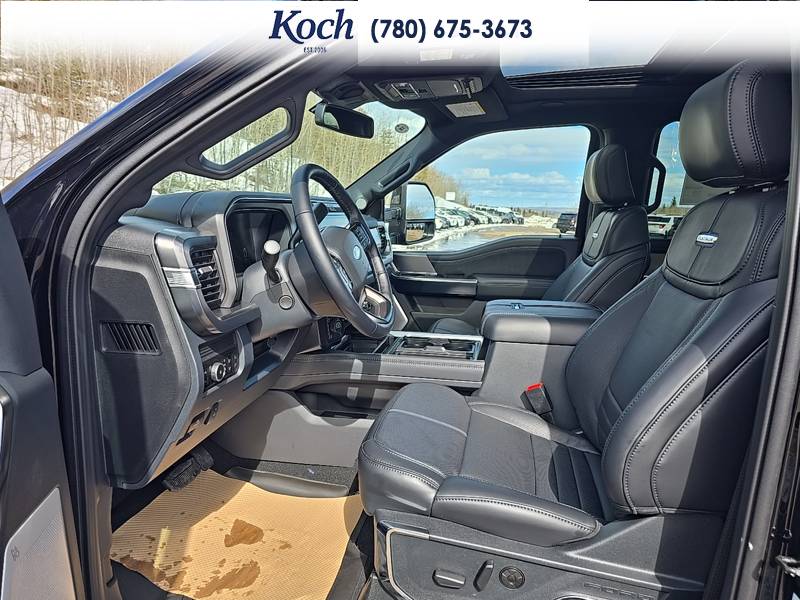 NEW 2026 Ford F-350 Super Duty Platinum - Agate Black Exterior / BLACK LEATHER Interior - $132,554 - Stock #A26127 - VIN 1FT8W3BM7TEE05945 - Photo 17