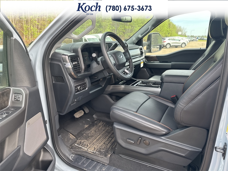 NEW 2026 Ford F-350 Super Duty Lariat - Glacier Gray Exterior / BLACK LEATHER Interior - $110,398 - Stock #A26106 - VIN 1FT8W3BT1TED89765 - Photo 17