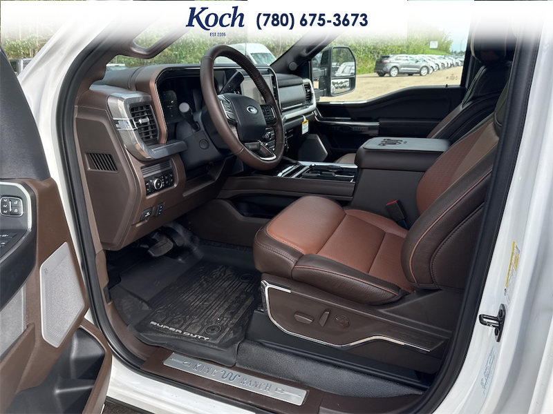 NEW 2026 Ford F-350 Super Duty King Ranch - Star White Tri-coat Metallic Exterior / JAVA LEATHER Interior - $124,339 - Stock #A26200 - VIN 1FT8W3DTXTEE46591 - Photo 17