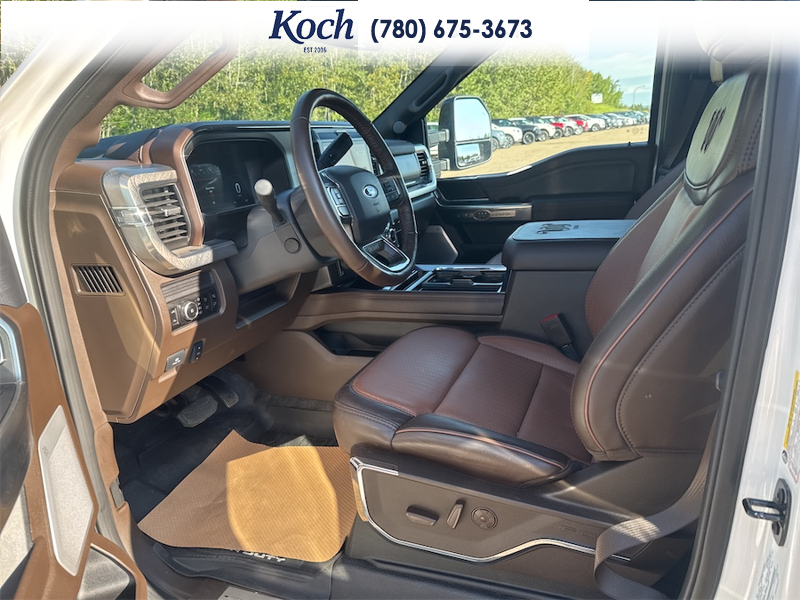 NEW 2026 Ford F-350 Super Duty King Ranch - Star White/marsh Grey Accent Exterior / JAVA LEATHER Interior - $110,005 - Stock #A26018 - VIN 1FT8W3BT8TED18353 - Photo 17