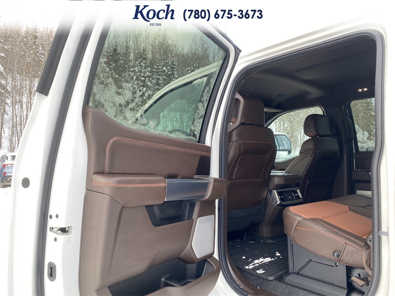 NEW 2026 Ford F-350 Super Duty King Ranch - Star White/marsh Grey Accent Exterior / JAVA LEATHER Interior - $120,768 - Stock #A26018 - VIN 1FT8W3BT8TED18353 - Photo 18