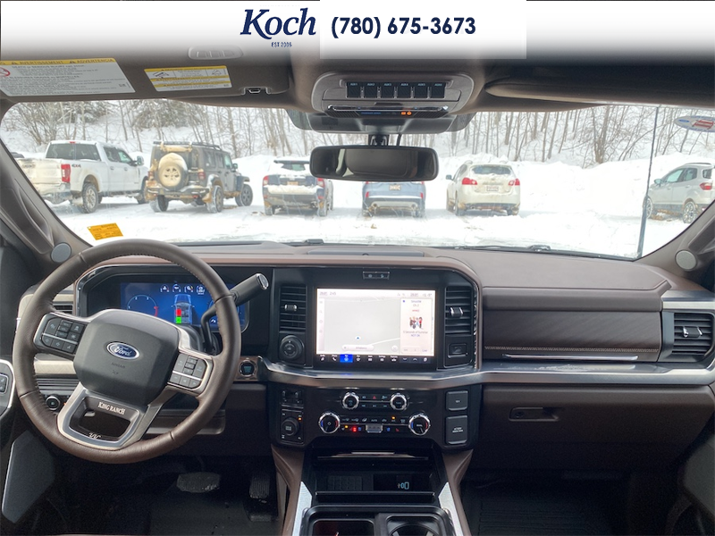 NEW 2026 Ford F-350 Super Duty King Ranch - Star White/marsh Grey Accent Exterior / JAVA LEATHER Interior - $120,768 - Stock #A26018 - VIN 1FT8W3BT8TED18353 - Photo 19