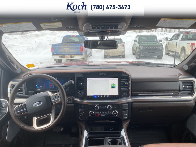 NEW 2026 Ford F-350 Super Duty King Ranch - Ruby Red Tri-coat Metallic Exterior / JAVA LEATHER Interior - $122,918 - Stock #A26105 - VIN 1FT8W3BT1TED89734 - Photo 19