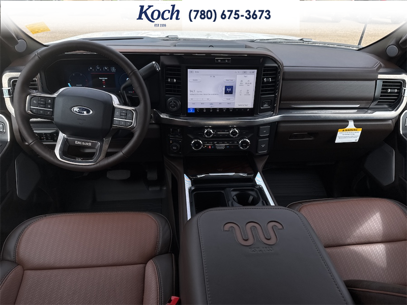 NEW 2026 Ford F-350 Super Duty King Ranch - Star White Tri-coat Metallic Exterior / JAVA LEATHER Interior - $124,339 - Stock #A26200 - VIN 1FT8W3DTXTEE46591 - Photo 19