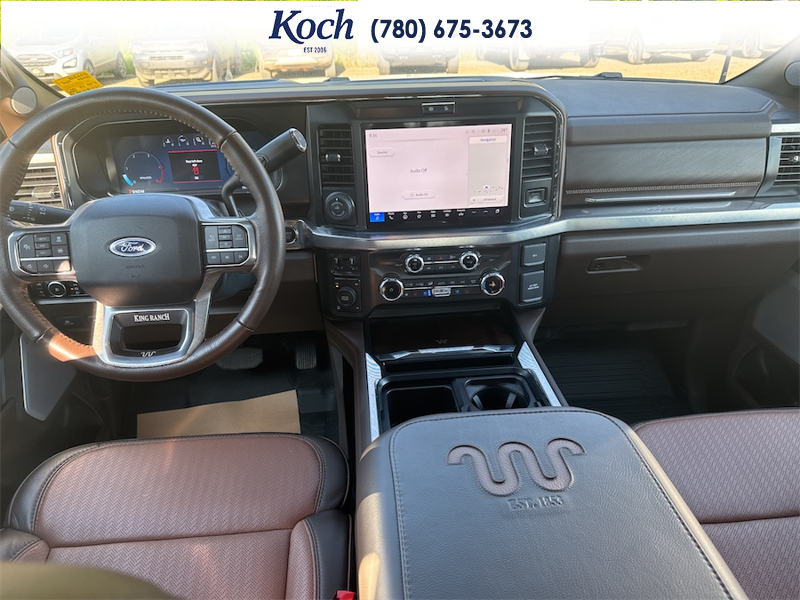 NEW 2026 Ford F-350 Super Duty King Ranch - Star White/marsh Grey Accent Exterior / JAVA LEATHER Interior - $110,005 - Stock #A26018 - VIN 1FT8W3BT8TED18353 - Photo 19
