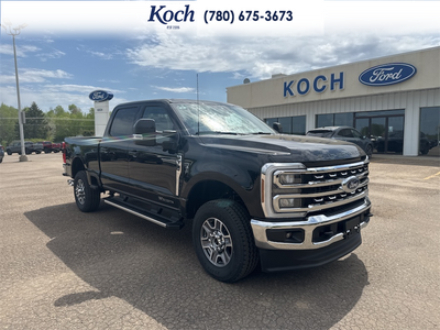 NEW 2026 Ford F-350 Super Duty Lariat - Agate Black Exterior / BAJA LEATHER TRIM Interior - $109,768 - Stock #A26168 - VIN 1FT8W3BT5TEE59106