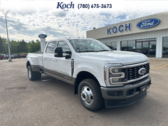 NEW 2026 Ford F-350 Super Duty King Ranch - Star White Tri-coat Metallic Exterior / JAVA LEATHER Interior - $124,339 - Stock #A26200 - VIN 1FT8W3DTXTEE46591