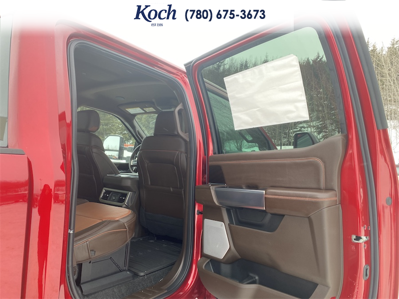NEW 2026 Ford F-350 Super Duty King Ranch - Ruby Red Tri-coat Metallic Exterior / JAVA LEATHER Interior - $122,918 - Stock #A26105 - VIN 1FT8W3BT1TED89734 - Photo 20