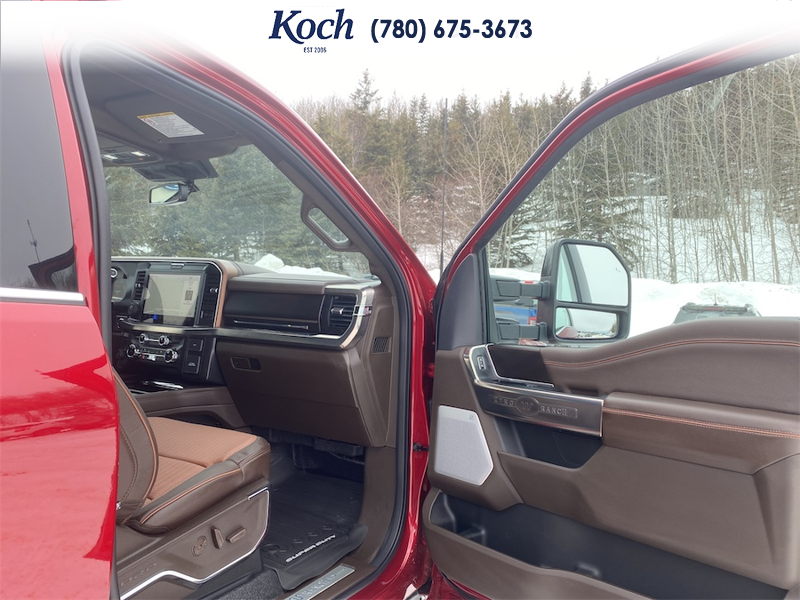 NEW 2026 Ford F-350 Super Duty King Ranch - Ruby Red Tri-coat Metallic Exterior / JAVA LEATHER Interior - $122,918 - Stock #A26105 - VIN 1FT8W3BT1TED89734 - Photo 21