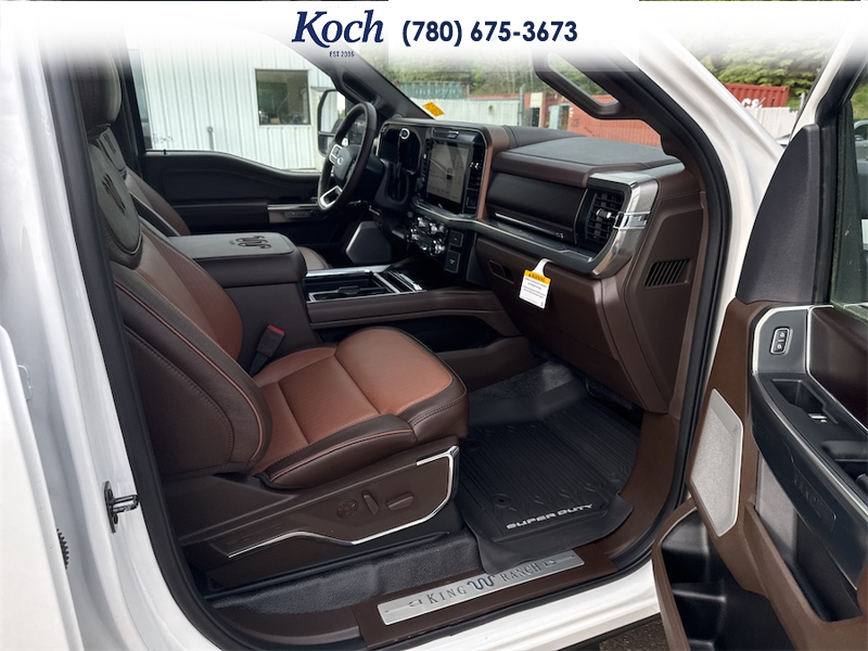NEW 2026 Ford F-350 Super Duty King Ranch - Star White Tri-coat Metallic Exterior / JAVA LEATHER Interior - $124,339 - Stock #A26200 - VIN 1FT8W3DTXTEE46591 - Photo 21