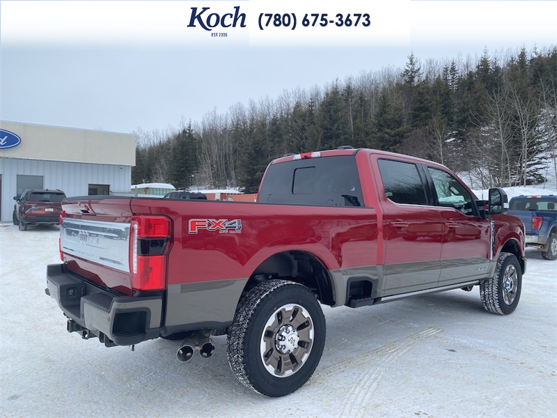 NEW 2026 Ford F-350 Super Duty King Ranch - Ruby Red Tri-coat Metallic Exterior / JAVA LEATHER Interior - $122,918 - Stock #A26105 - VIN 1FT8W3BT1TED89734 - Photo 2