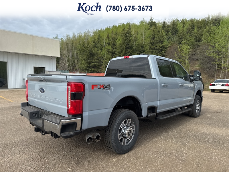 NEW 2026 Ford F-350 Super Duty Lariat - Glacier Gray Exterior / BLACK LEATHER Interior - $110,398 - Stock #A26106 - VIN 1FT8W3BT1TED89765 - Photo 2