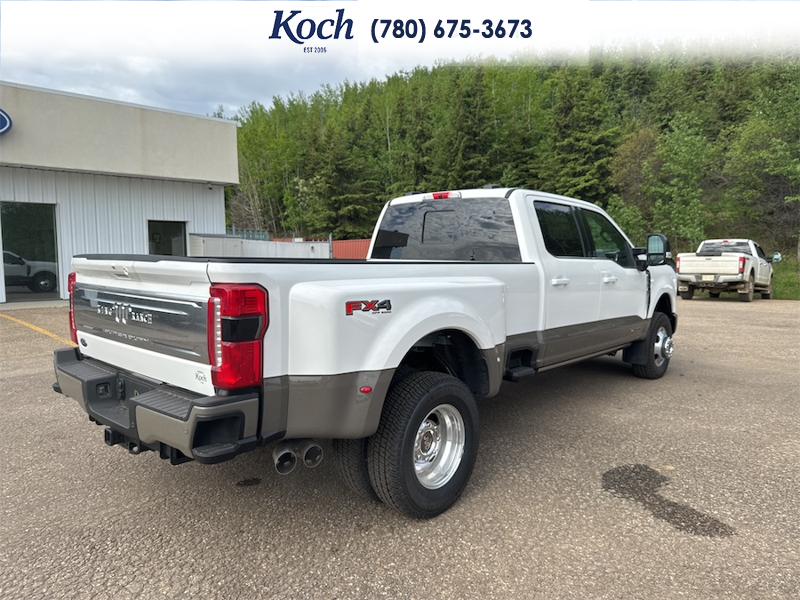 NEW 2026 Ford F-350 Super Duty King Ranch - Star White Tri-coat Metallic Exterior / JAVA LEATHER Interior - $124,339 - Stock #A26200 - VIN 1FT8W3DTXTEE46591 - Photo 2