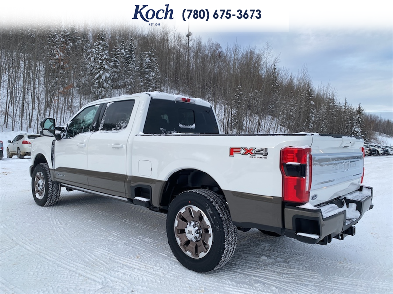 NEW 2026 Ford F-350 Super Duty King Ranch - Star White/marsh Grey Accent Exterior / JAVA LEATHER Interior - $120,768 - Stock #A26018 - VIN 1FT8W3BT8TED18353 - Photo 3