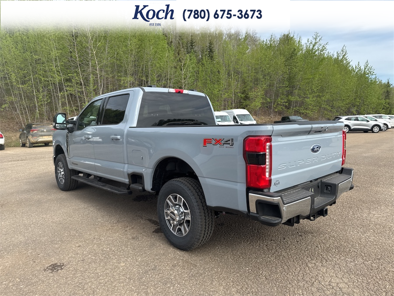 NEW 2026 Ford F-350 Super Duty Lariat - Glacier Gray Exterior / BLACK LEATHER Interior - $110,398 - Stock #A26106 - VIN 1FT8W3BT1TED89765 - Photo 3