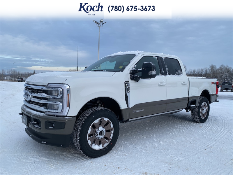 NEW 2026 Ford F-350 Super Duty King Ranch - Star White/marsh Grey Accent Exterior / JAVA LEATHER Interior - $120,768 - Stock #A26018 - VIN 1FT8W3BT8TED18353 - Photo 4