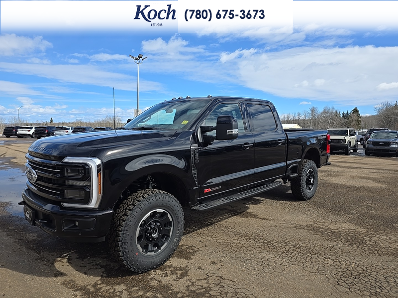 NEW 2026 Ford F-350 Super Duty Platinum - Agate Black Exterior / BLACK LEATHER Interior - $132,554 - Stock #A26127 - VIN 1FT8W3BM7TEE05945 - Photo 4