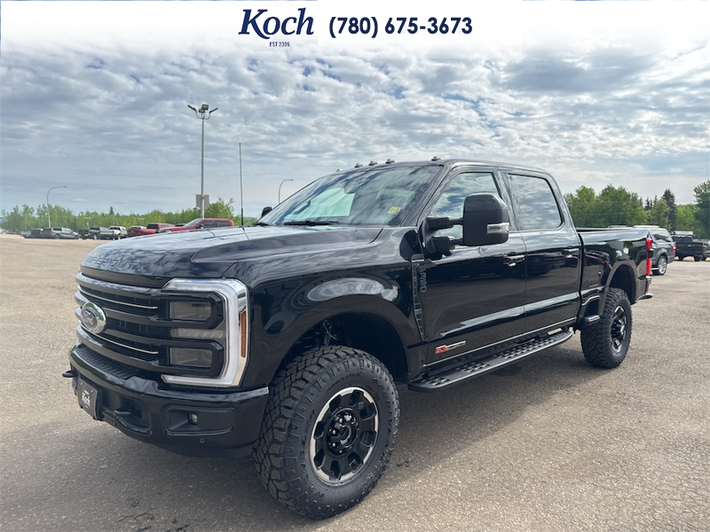 NEW 2026 Ford F-350 Super Duty Platinum - Agate Black Exterior / BLACK LEATHER Interior - $121,238 - Stock #A26127 - VIN 1FT8W3BM7TEE05945 - Photo 4